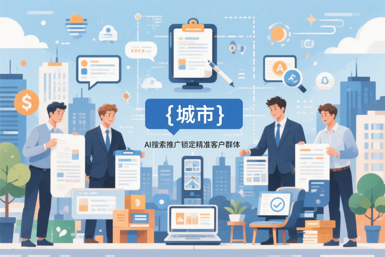 天津公司如何用AI搜索推广锁定精准客户群体