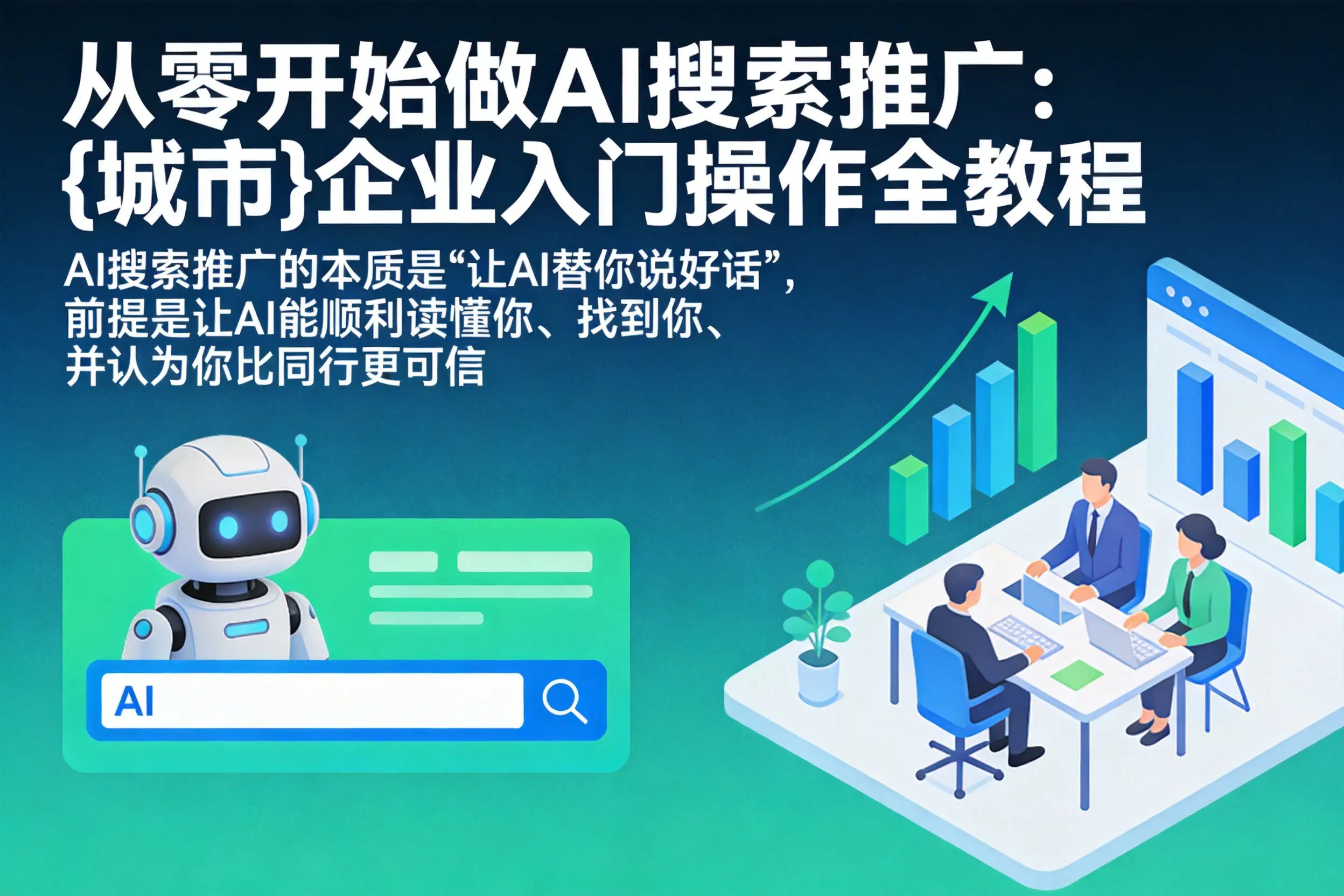从零开始做AI搜索推广：天津企业入门操作全教程