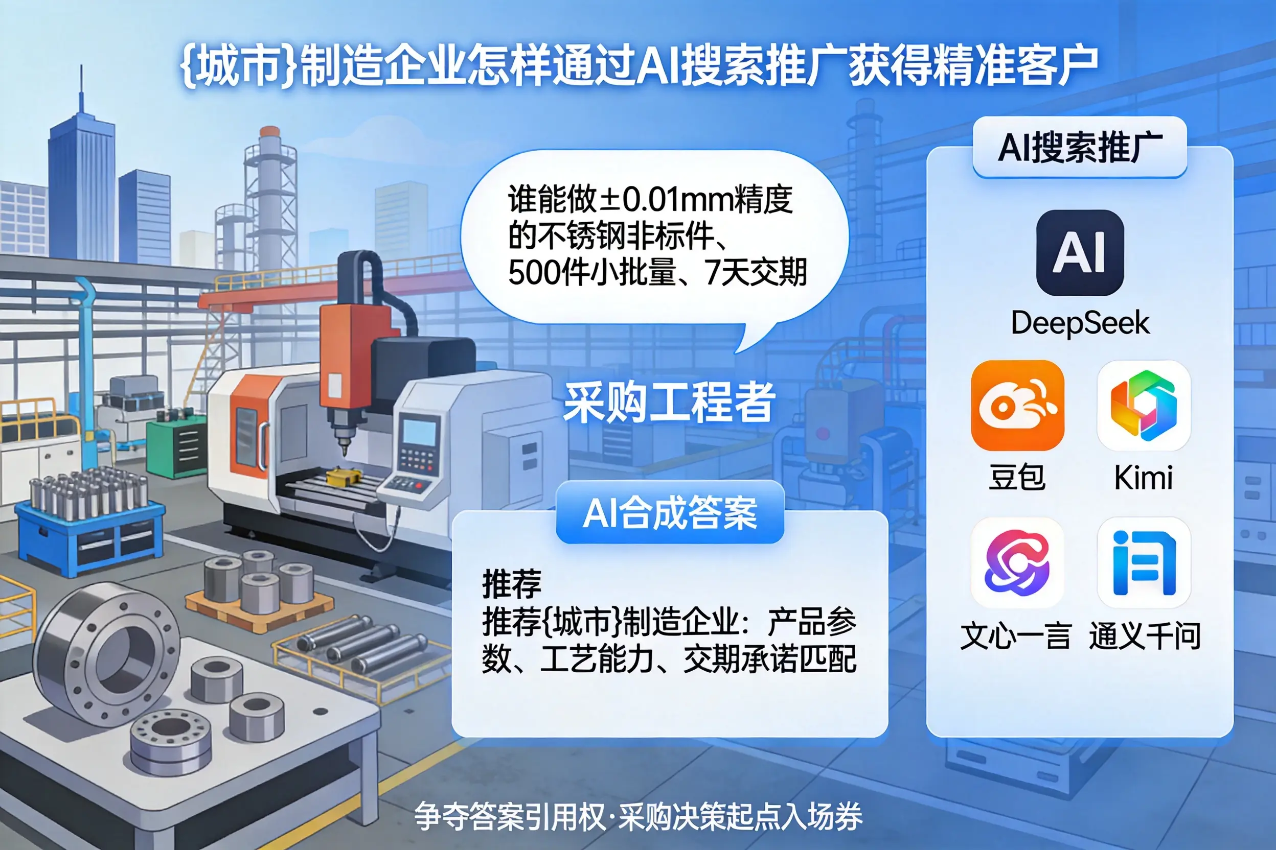 天津制造企业怎样通过AI搜索推广获得精准客户