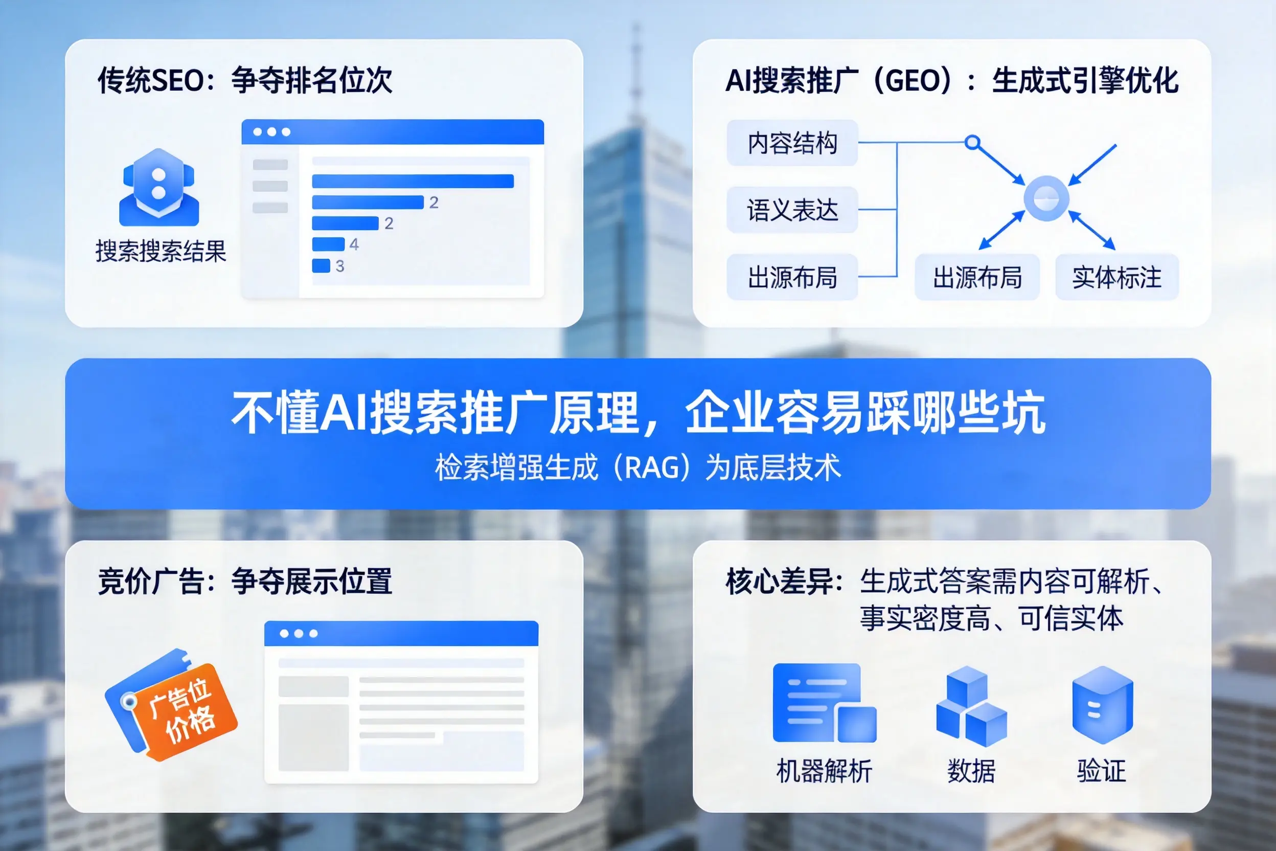 不懂AI搜索推广原理，天津企业容易踩哪些坑