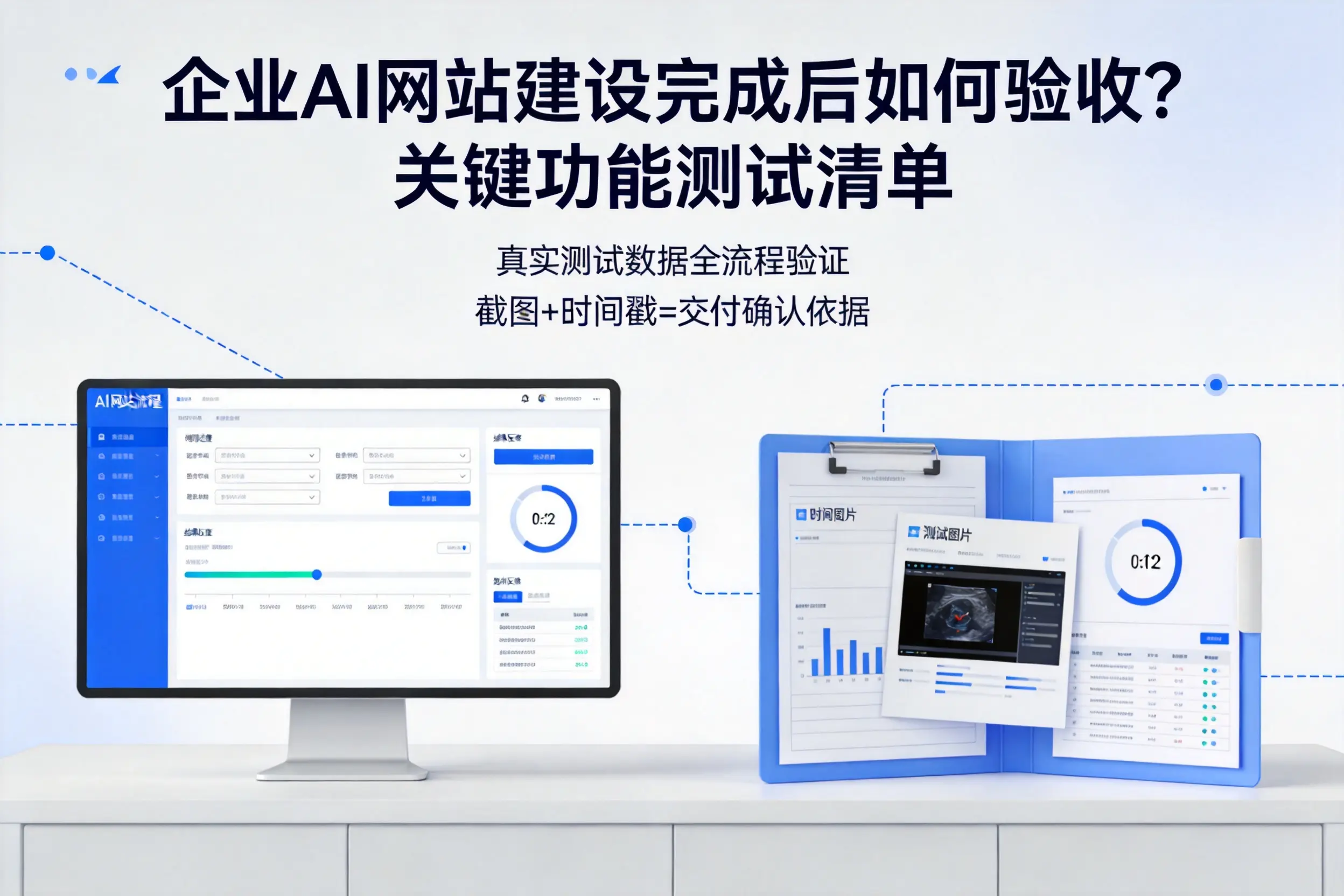 天津企业AI网站建设完成后如何验收？关键功能测试清单