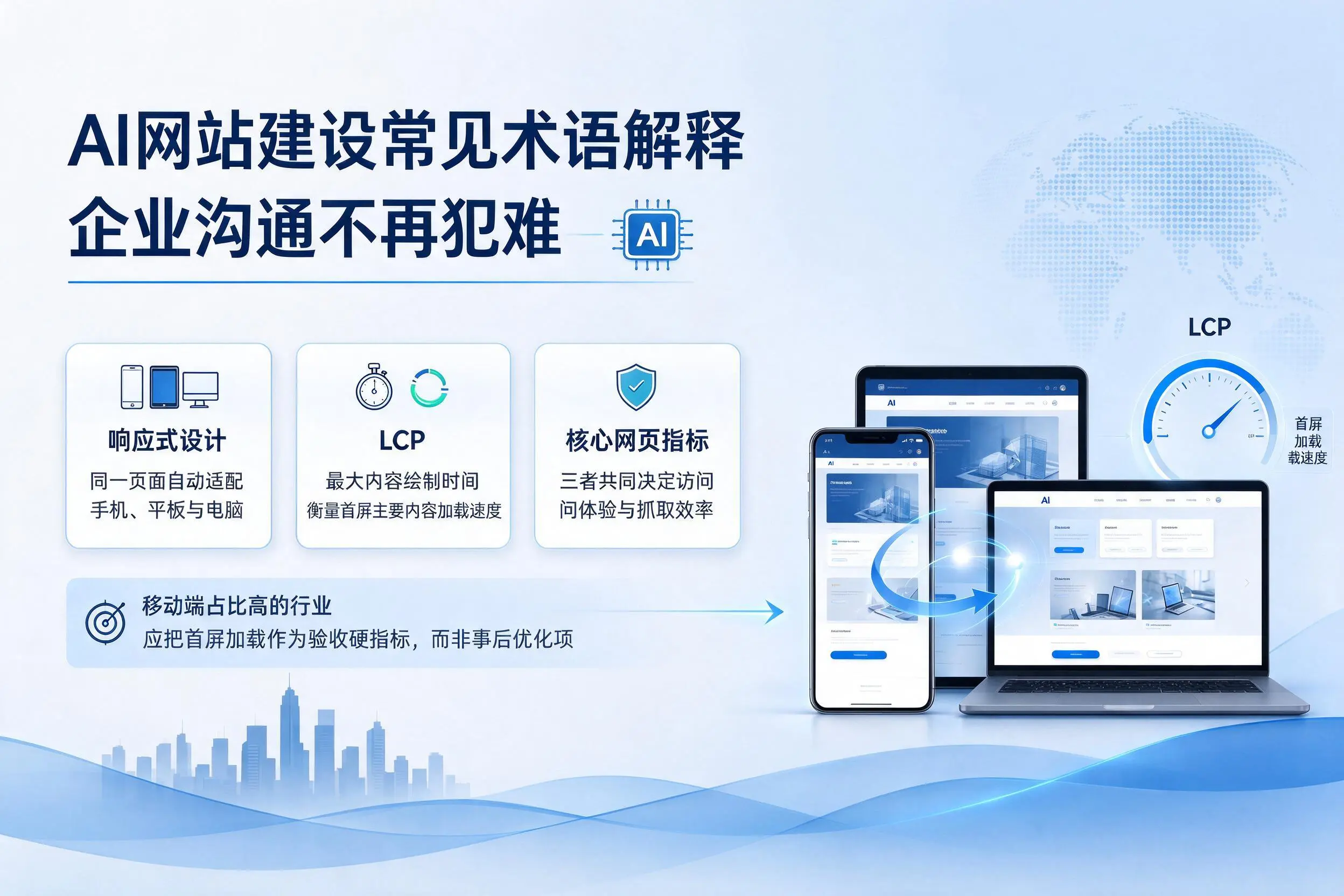 AI网站建设常见术语解释，天津企业沟通不再犯难