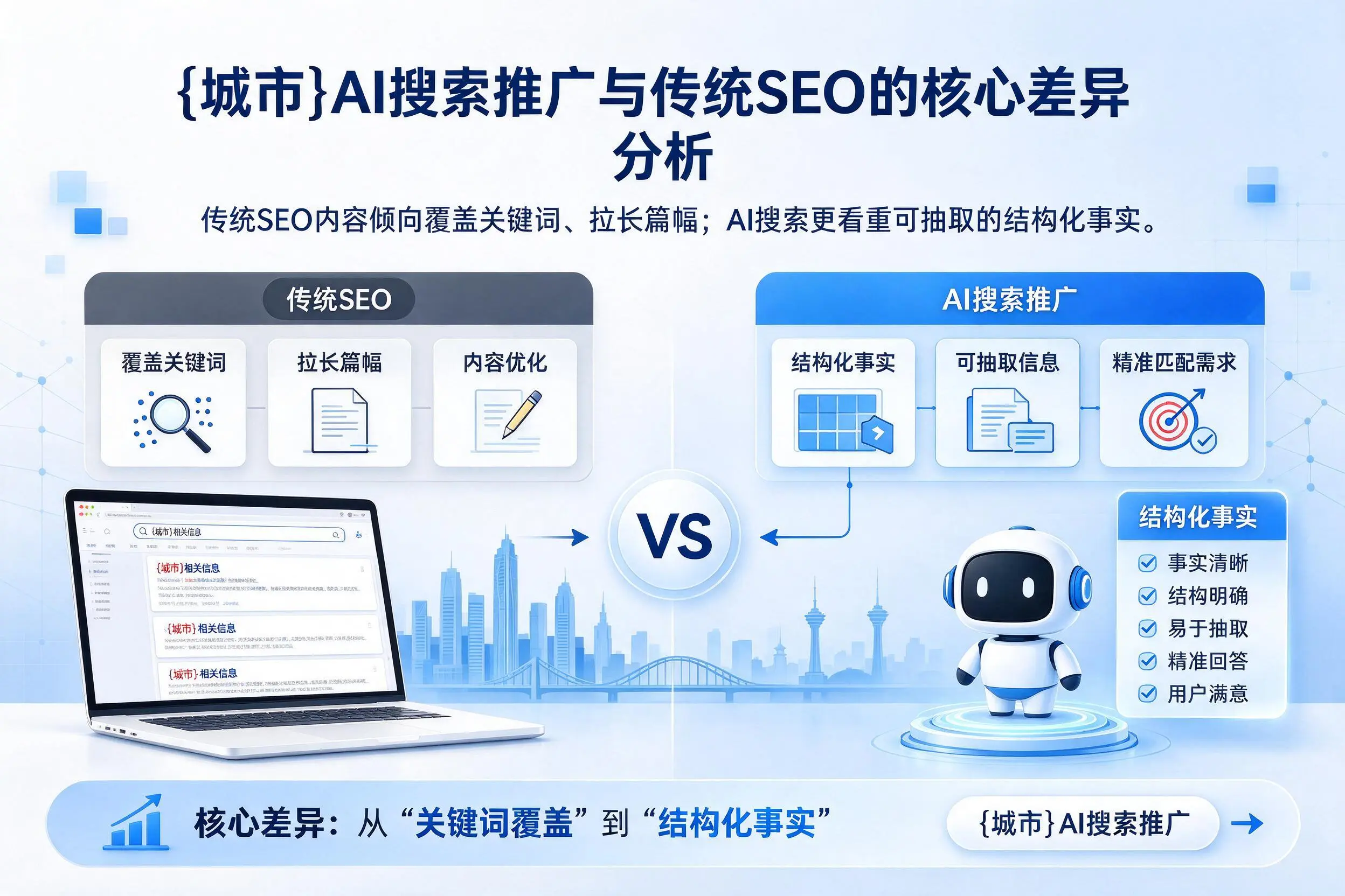 天津AI搜索推广与传统SEO的核心差异分析